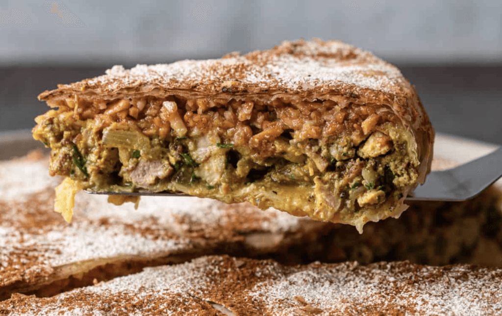  Moroccan Chicken Bastilla: