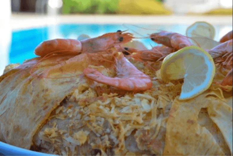 Moroccan Seafood Bastilla